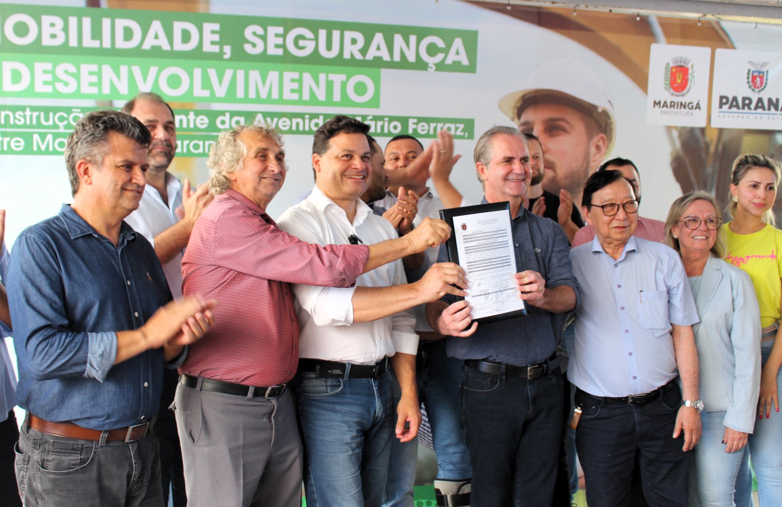 Ponte entre Sarandi e Maringá segue em construção para valorizar mobilidade e integração entre municípios